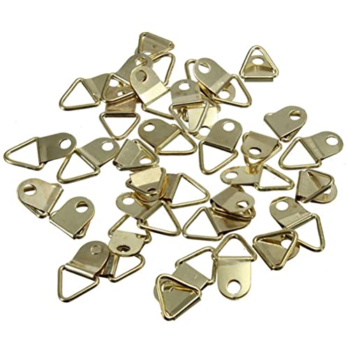Crochets triangle de suspension dorés avec 20 vis fortes pour cadres - 6