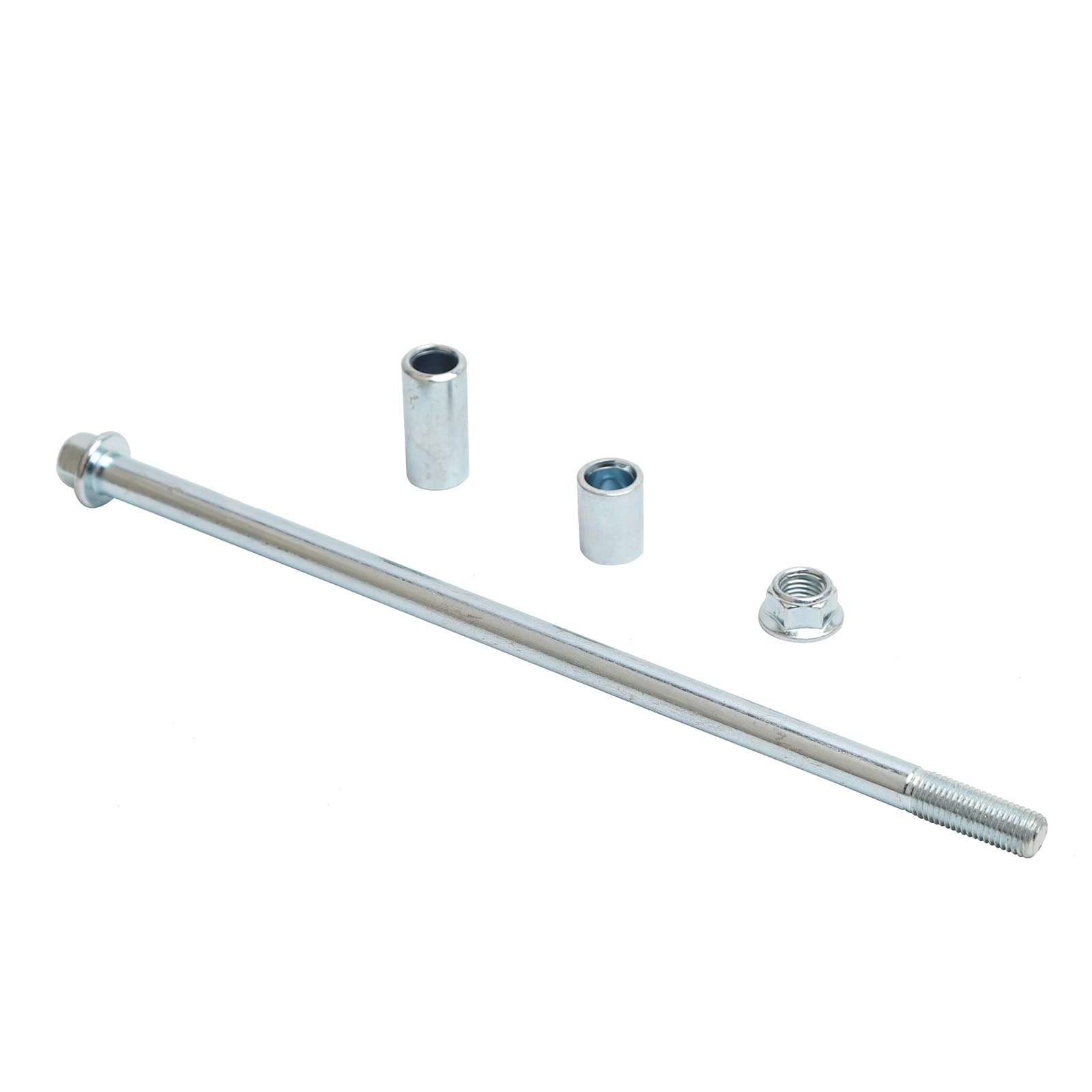 Minho Asse anteriore e posteriore da 10 mm 240 mm con boccola da 6 mm, 20 mm, 32 mm, adatto per moto, pit bike, ciclomotore, scooter, quad, ATV, mini bici