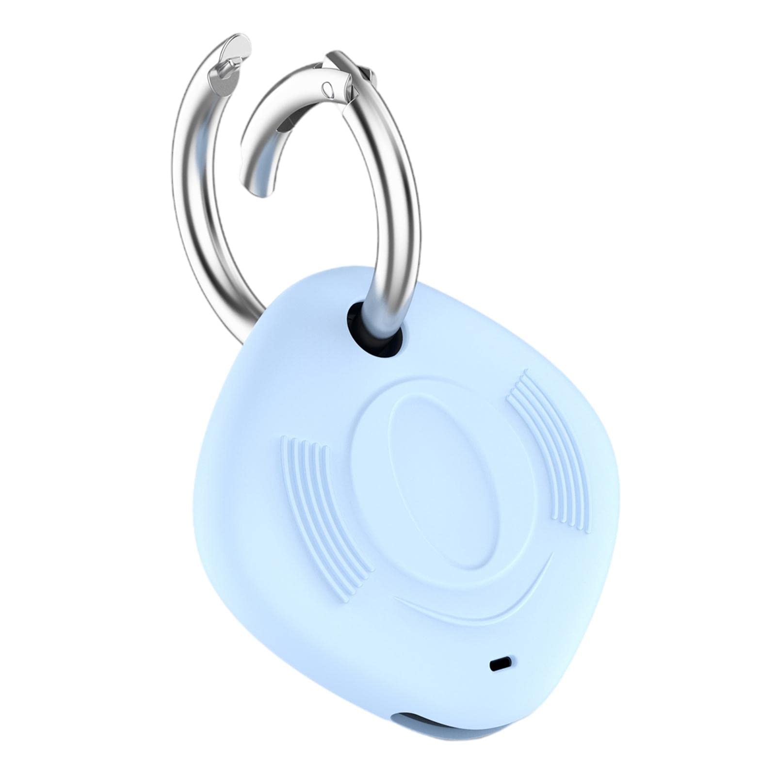Ubervia® Silicone Case Compatible with Galaxy Smarttag Tracker Cover with Keyring Blue-image-5