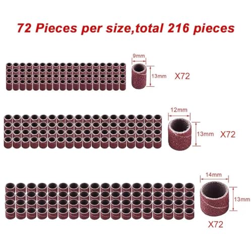 WEDAMOO 222 Pcs Drum Sander Sleeves Set - Image 4