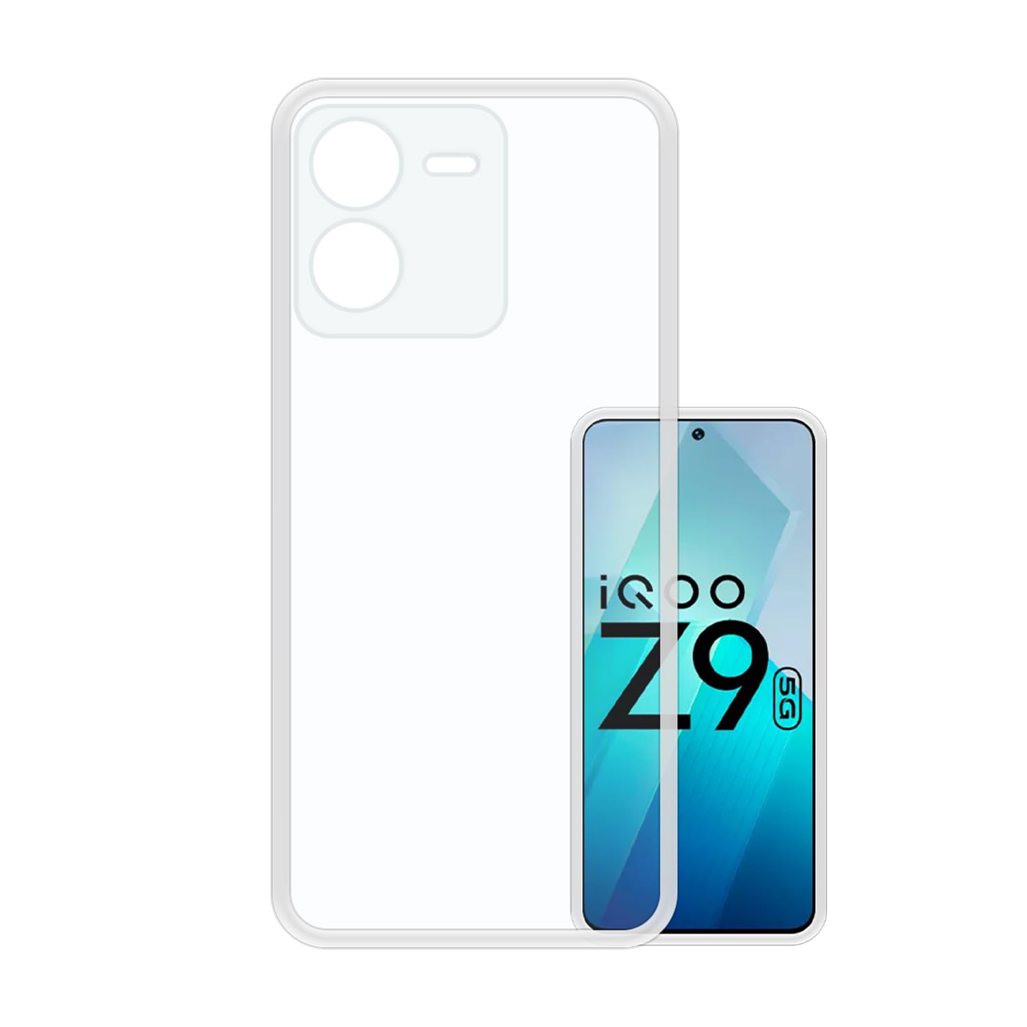 VIDO Transparent Back Case Cover for iQOO Z9 5G (Soft & Flexible & Camera Protection Back Case) (B0CYT9NHH7) Amazon Price History, Amazon Price Tracker