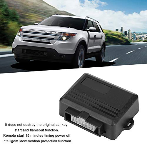 image for Qiilu Remote Start Module Fireproof ABS Car Keyless Entry Remote Start
