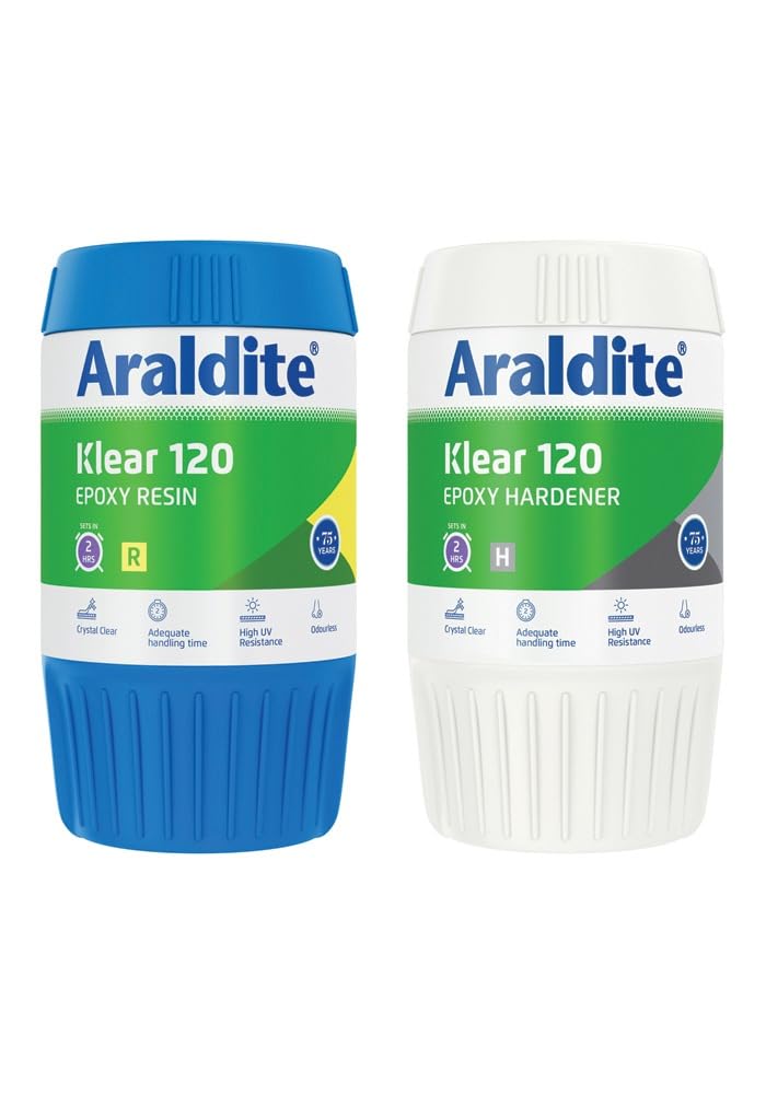 Araldite Klear 120 Epoxy Resin and Hardener (1.8 KG) (B0CY7WYC7N) Amazon Price History, Amazon Price Tracker