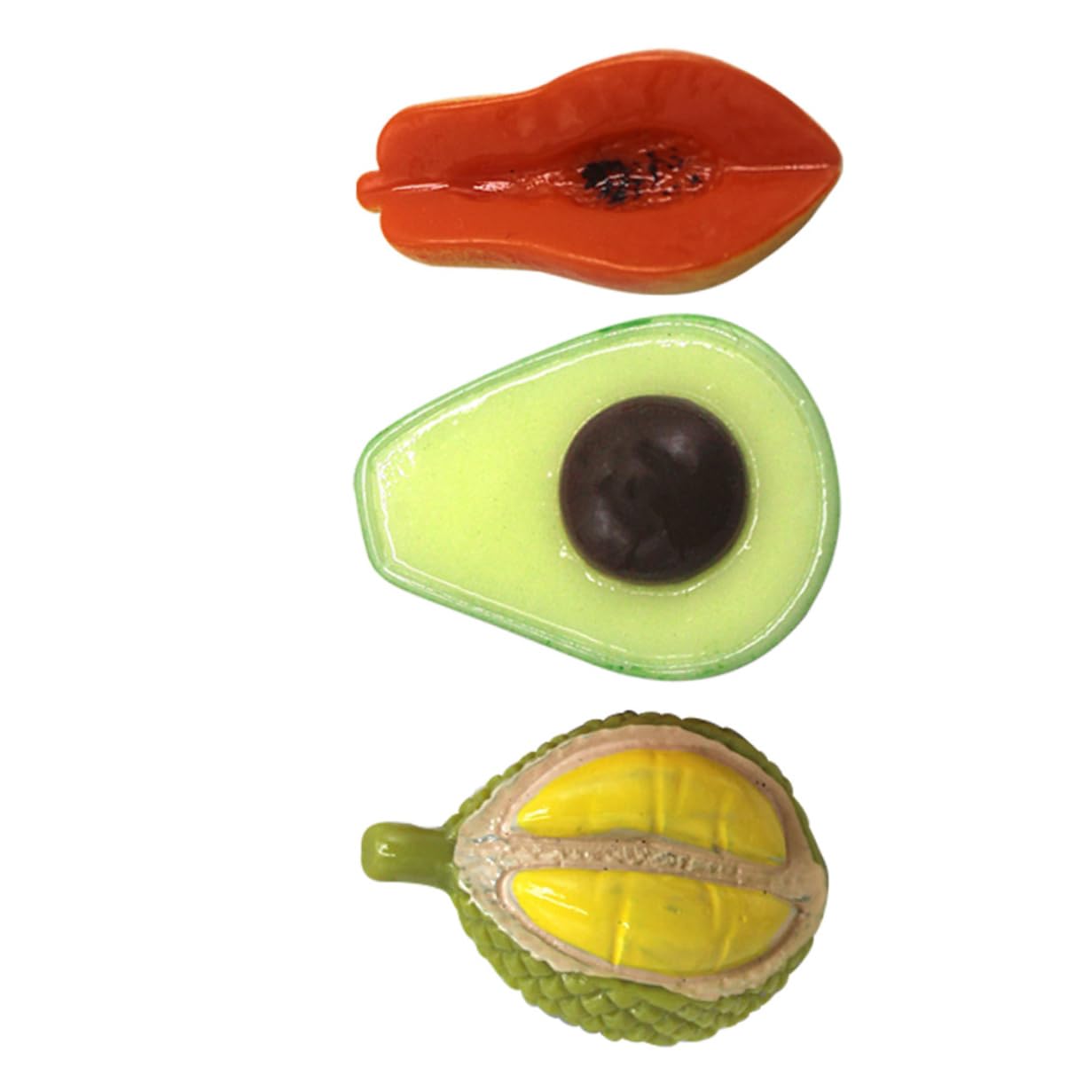 PRETYZOOM 3pcs Fruit Micro Landscape Fake Fruit Ornament Resin Fruit Decoration Simulation Fruit Prop Headdress Accessories Phone Case Accessories Artificial Fruit Decor Mini Resin Fruits