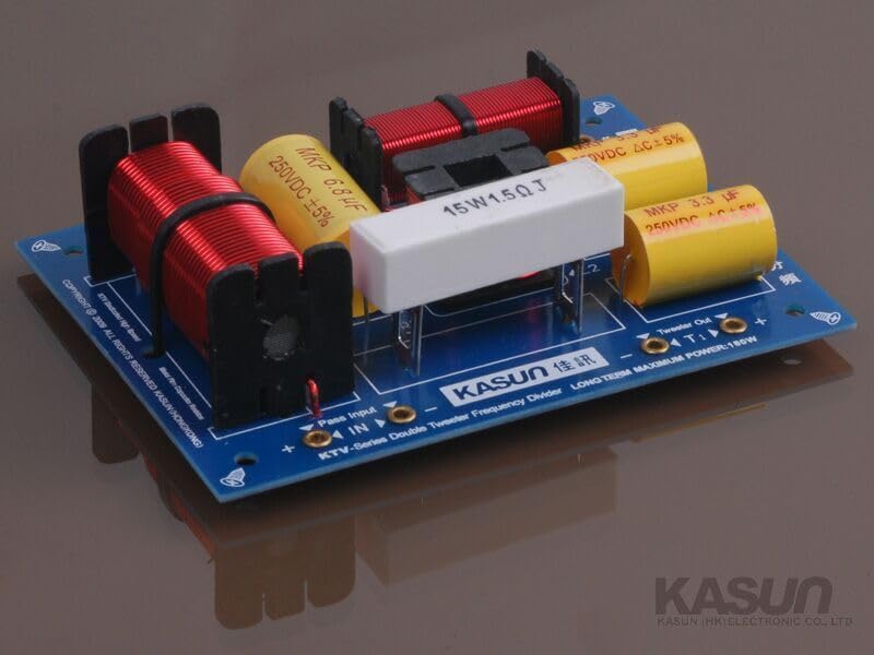Generic 1pcs 200W Double Treble Speaker Frequency Divider Audio Crossover Filter KTV-230