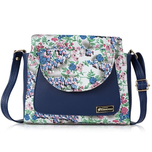 Shining Star Synthetic Leather Women’s Bag | Ladies Purse Handbag | Latest Cross Body Sling Bag for Girls/Women