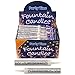 Price comparison product image PARTY TIME 24 x Ice Sparkling Fountain Candles (Packs of 2) 48 Total (15CM, SILVER)