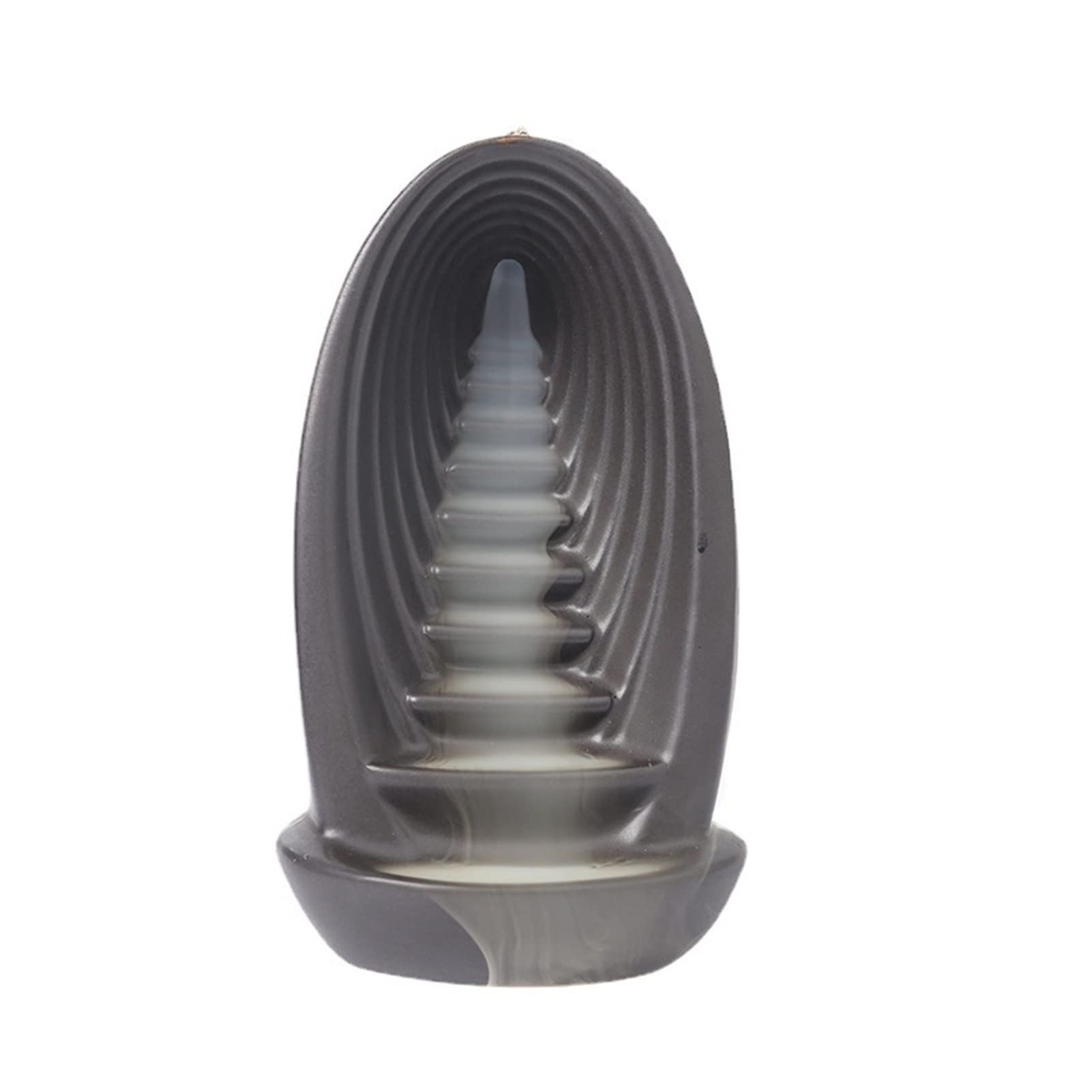 Brûleur d'encens reflux en boue violette TUSUOD cascade d'arômes pour méditation et relaxation