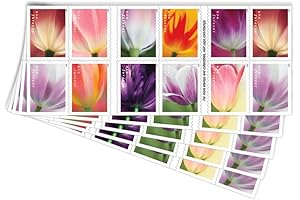 Tulip Forever Stamps Roll of 100: Celebrate with Nature-Inspired Postage!