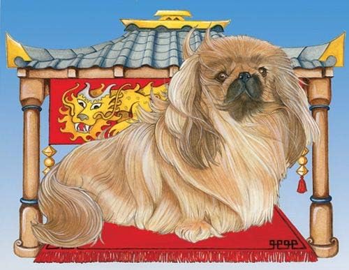 Pekingese Blank Note Cards Boxed