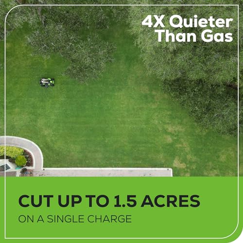 image for Greenworks 60V 42” Cordless Electric CrossoverT Riding Mower, (4) 8.