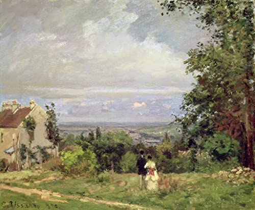 Pintura mural en lienzo de Camille Jacob Pissarro para decoración vintage