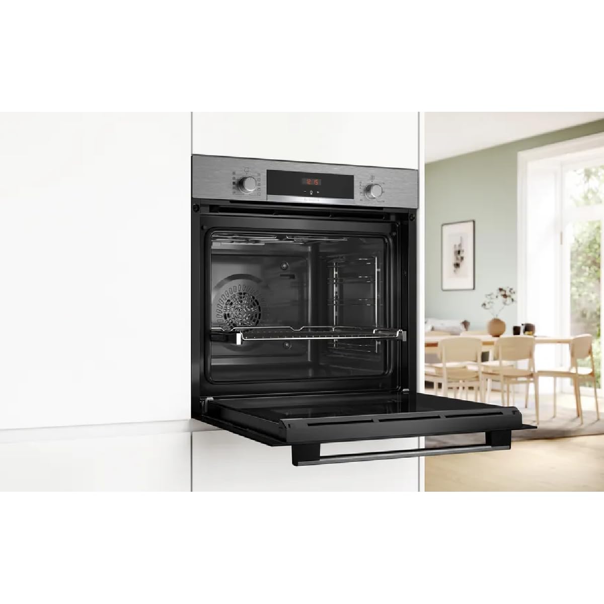 Bosch Einbauherd 3400W 71L Grau - HQA514ES3