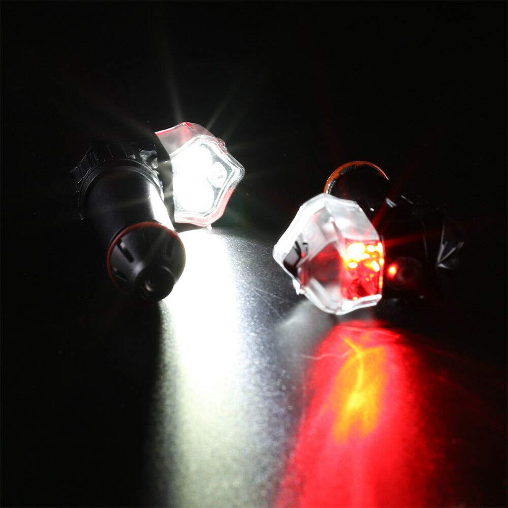 Riloer Indicateur LED rechargeable par USB pour guidon de vélo