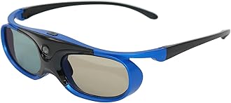 Irovami DLP Link 3D Glasses Active Shutter Projector Glasses for All DLP-Link 3D Projectors Compatible with Optoma Acer BenQ View Sharp Dell