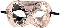 Vista 16 de Masquerade Mask For Men - Antique Look Mask for Halloween, Venetian Party, Masquerade Party, Mardi Gras, & Prom Azul / dorado medio cuadros