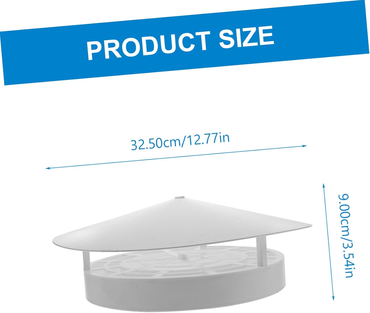 Chimney Rainproof Cover PVC Vent Cap for Roof 160-250mm White Top Waterproof Breathable Protector for Outdoor Stove and Fireplace Accessories