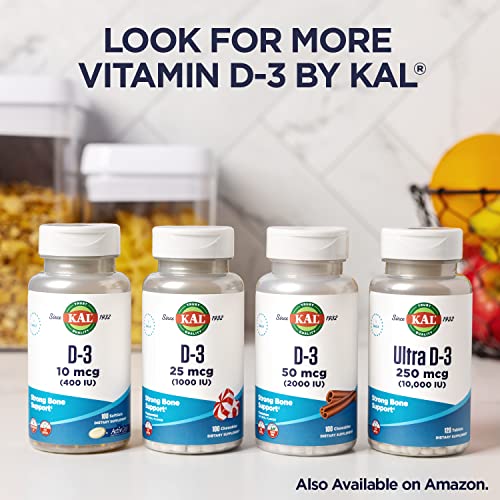 KAL Ultra Vitamin D3 10,000 IU Softgels