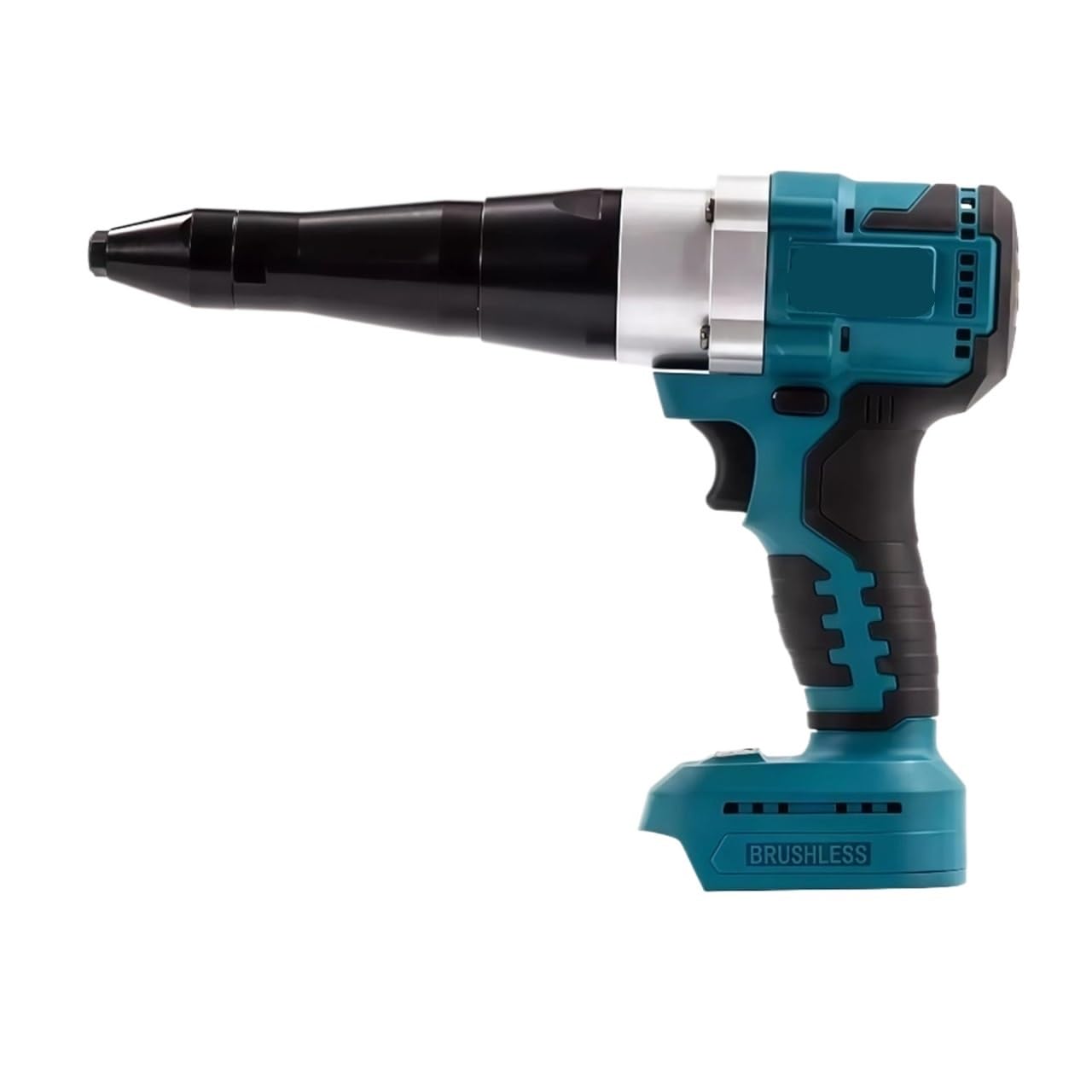 Fbftgmrmta One Color 18V Battery Brushless Electric Rivet Gun Led Cordless Rivet Nut Gun Automatic Riveting Tool 2.4~4.8Mm