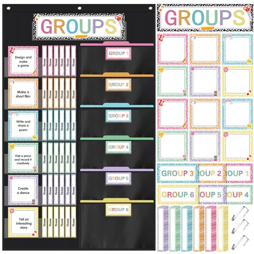 Pasimy Small Group Management Pocket Chart Group Classroom Must Haves