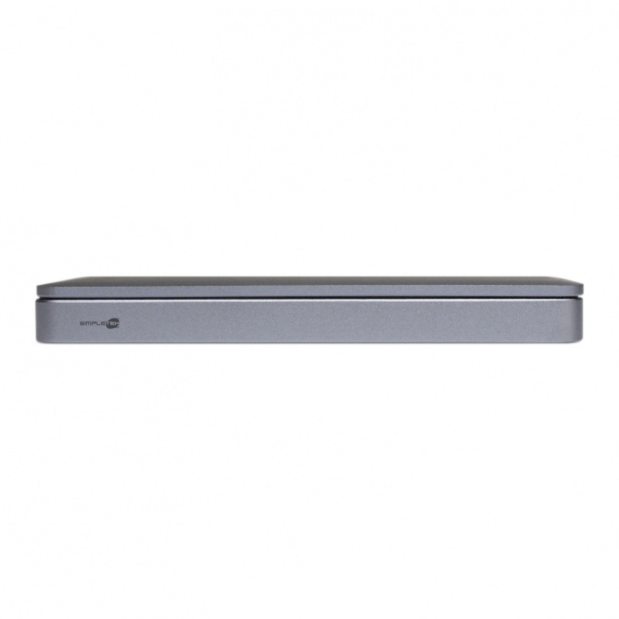 SIMPLETEK - SSD Esterno 240GB M.2 NVMe PCIe | Box USB 3.1 Gen2 (10Gbps) Type-C | Alluminio con Adattatore USB-A | NON SATA