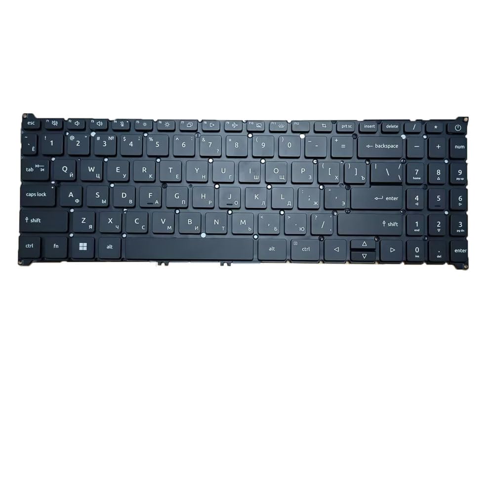 Power4Laptops German Layout Black With Pink Printing Replacement Laptop Keyboard Compatible With Acer Aspire 5536-5165