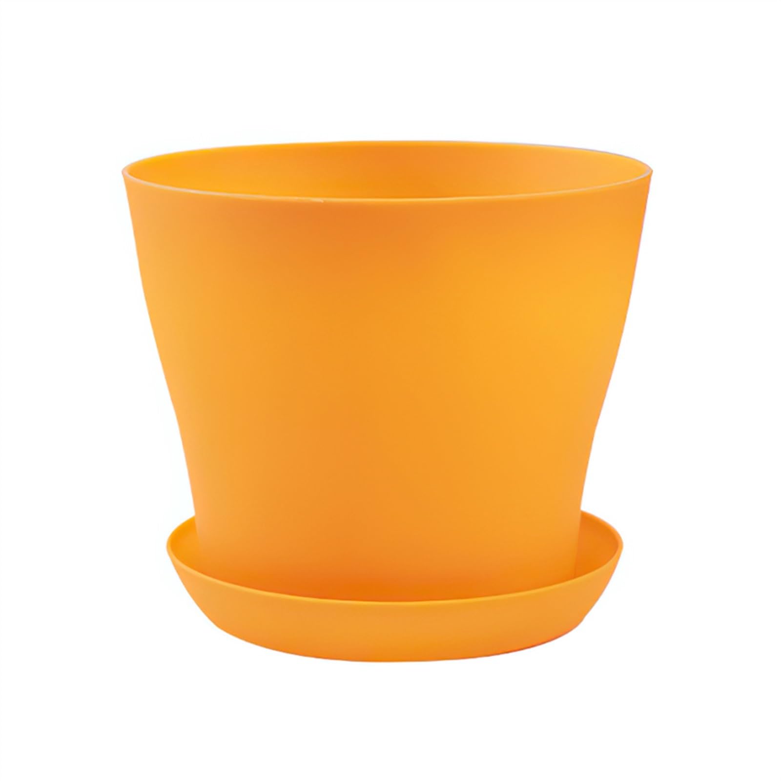 SDGBCXD flowerpot, Succulent Plant Planters Home Balcony Garden Decoration Outdoor Potted Table Decorative(Orange,XL1500ML)