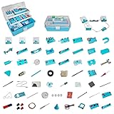 電気回路 実験キット 小学生・中学生向け 物理実験セット 直列・並列回路 電磁気実験 知育学習 理科教材 (実験ボックス（プレミアムモデル）) [並行輸入品]