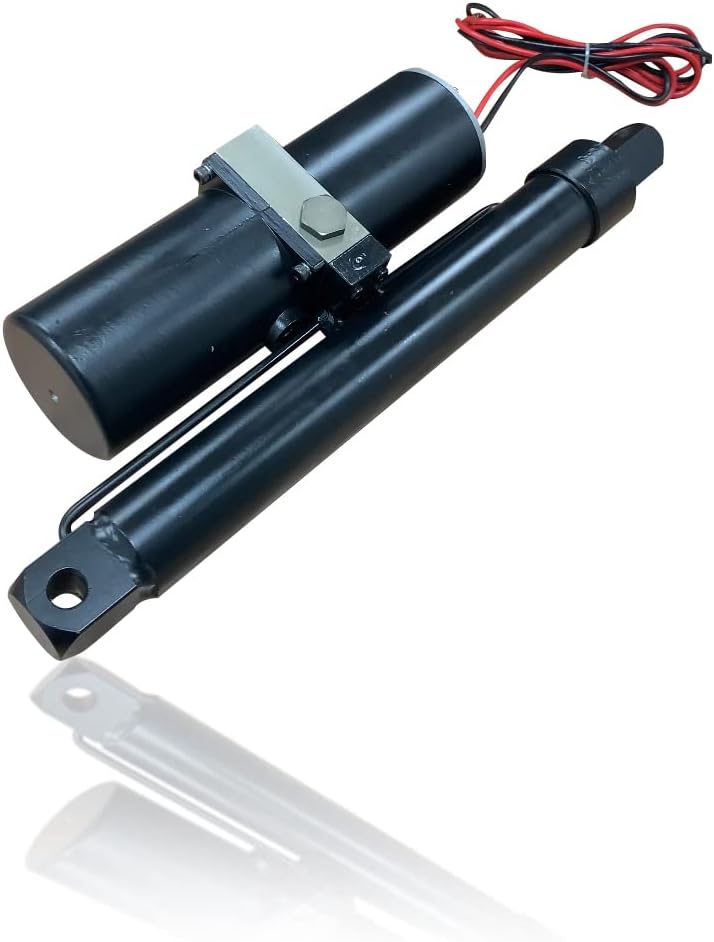 Heavy Duty (1700 lbs/10 inch/300W) Hydraulic Linear Actuator，Waterproof IP 65, DC 12V High Force Actuator for Farm Garden Equipment Utility Vehicle Industrial Usage