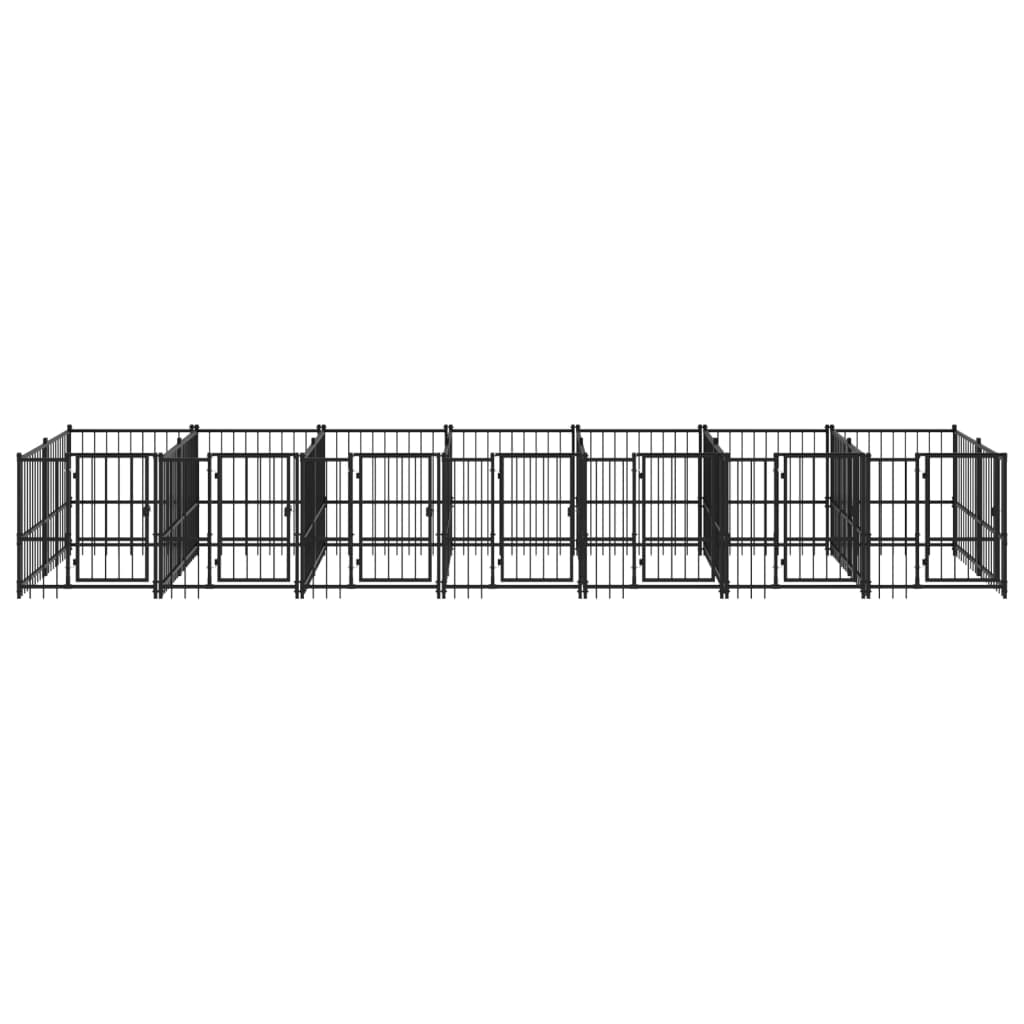 Forniture per cani Cuccia per cani da esterno in acciaio 13,14 m Animali e forniture per animali domestici