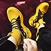 BnAnCuBuHu Men's Fashion Sneakers Casual Formal Classic Breathable Performance Personal British Fashion Soft Breathable Comfortable Running Shoes Outdoor Work Walking Shoes for Men Yellow