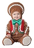 InCharacter Costumes Baby's Sweet Gingerbaby Costume, Brown/Red/Green, Small