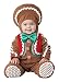 InCharacter Costumes Baby's Sweet Gingerbaby Costume, Brown/Red/Green, Small