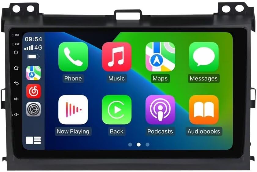 9" IPS Touch Screen Android Car Stereo for Toyota Prado 120 2004-2009, Built-in CarPlay & Android Auto, GPS Navigation, Bluetooth, Wi-Fi, High-Resolution Dash Kit, Fast Response System(8Core 6+128GB)