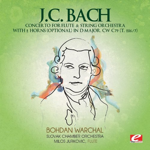 J.C. Bach Concerto for Flute & String Orchestra with 2