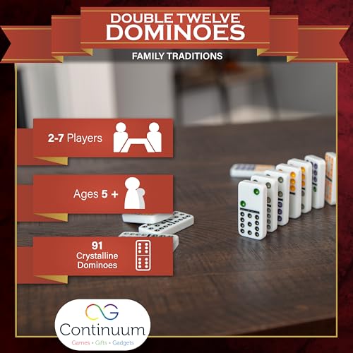 Continuum Games Family Traditions Dominoes Doble 12 miniatura 6