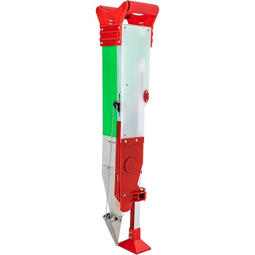 Garden Manual Seeder, Depth-Adjustable Fertilizer Applicator, Handheld Planter Tool, for Beans Sweet Corn Peas Vegetable Sowing (Green)