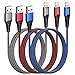 Produktbild iPhone Ladekabel 2M 3Pack, Lightning Kabel Apple MFi Zertifiziert, AINPOW USB iPhone Kabel 2M Nylon Lange USB Ladekabel für iPhone 14 13 12 11 Pro Max Mini XS XR X 8 7 6s Plus 5s SE 2020 iPad Mini Air