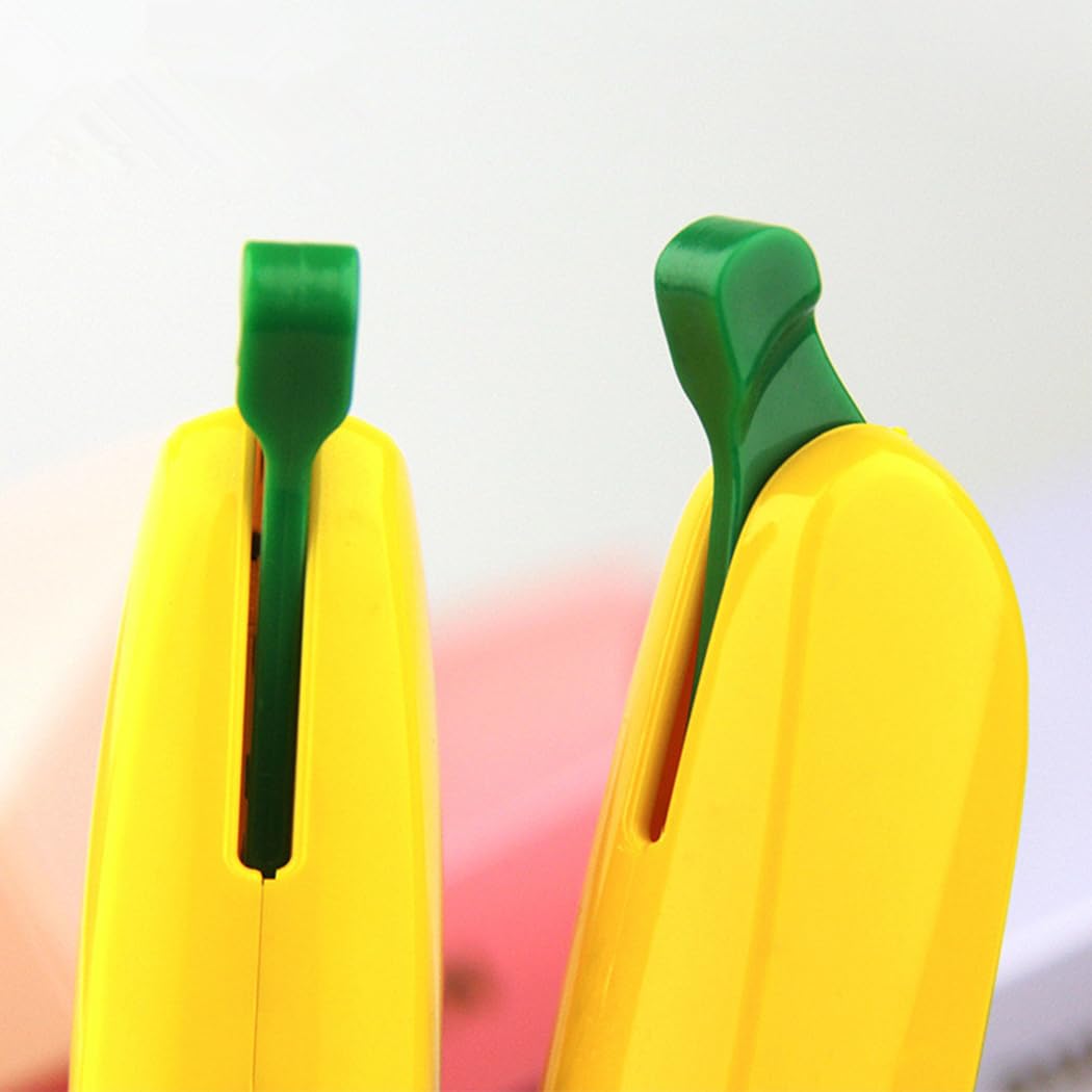 Ranvi 12 Pieces Banana Pens Retractable Pens Cute Writing Pens 1.0mm Black Ink For Desk Decoration Accessories Stationery School Office - Image 3
