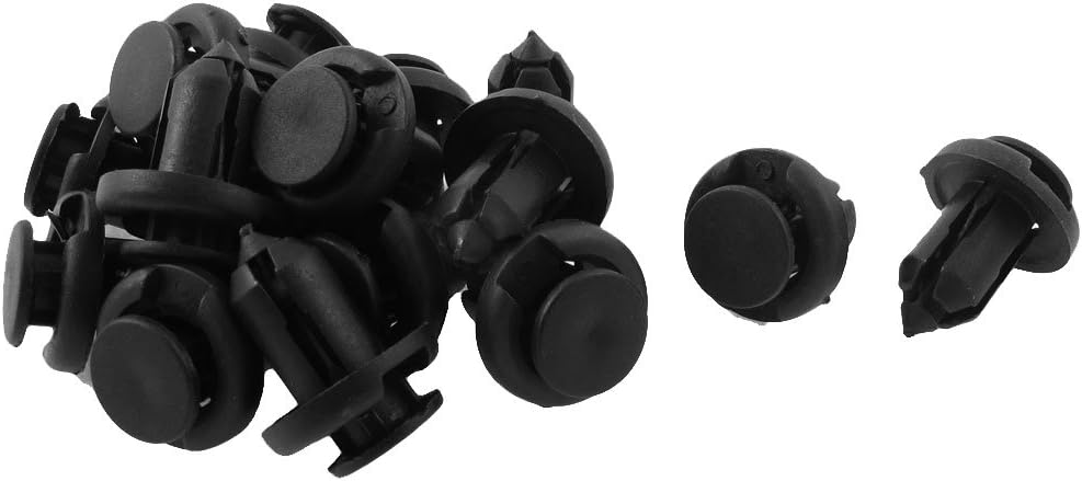 uxcell 15pcs 10mm Hole Plastic Rivets Trim Panel Fastener Clips for Toyota