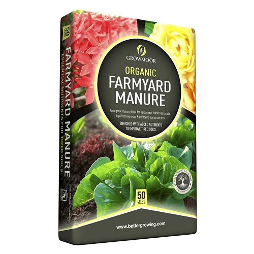 GROWMOOR Organic Farmyard Manure 50L