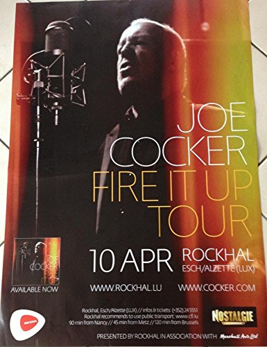 Affiche Joe Cocker Concert 2013 grande taille 60x80 cm pour decoration murale