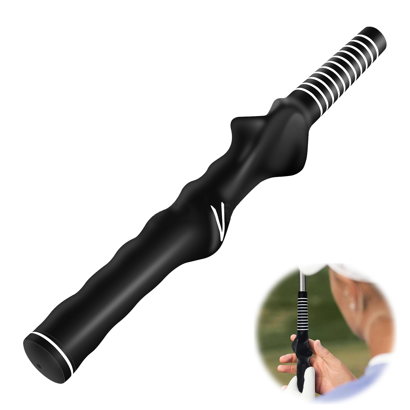 PAVIKE ゴルフ練習器具 スイング矯正 スイング練習 ゴルフトレーニング器具 グリップトレーナー ゴルフ練習 ゴルフ素振り 室内練習 矯正器具 練習グリップ ゴルフグリップ ゴルフスイング 練習器具 ゴルフクラブグリップ