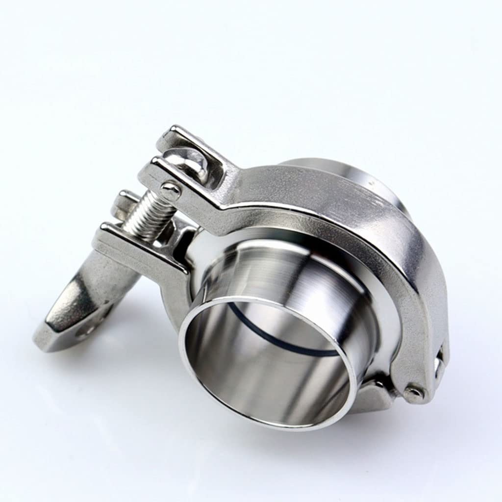Pipe Clamps, Zestaw Końcówek Do Spawania I Uszczelek Silikonowych Ze Stali Nierdzewnej 304 W Wielu Rozmiarach