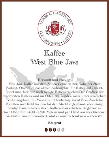West Blue Java Kaffee 1kg : Amazon.de: Lebensmittel & Getränke