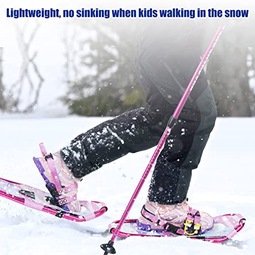 Affordura Kids Snowshoes for Girls Pattern Design for Stylish Look