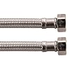 Sanitop-Wingenroth Armaturenschlauch für den Anschluss eines Wasserhahnes | 3/8 x 1/2 Zoll x 300 mm | Flexschlauch | Verbindungsschlauch | Flexibler Anschlussschlauch Armatur | 19382 5