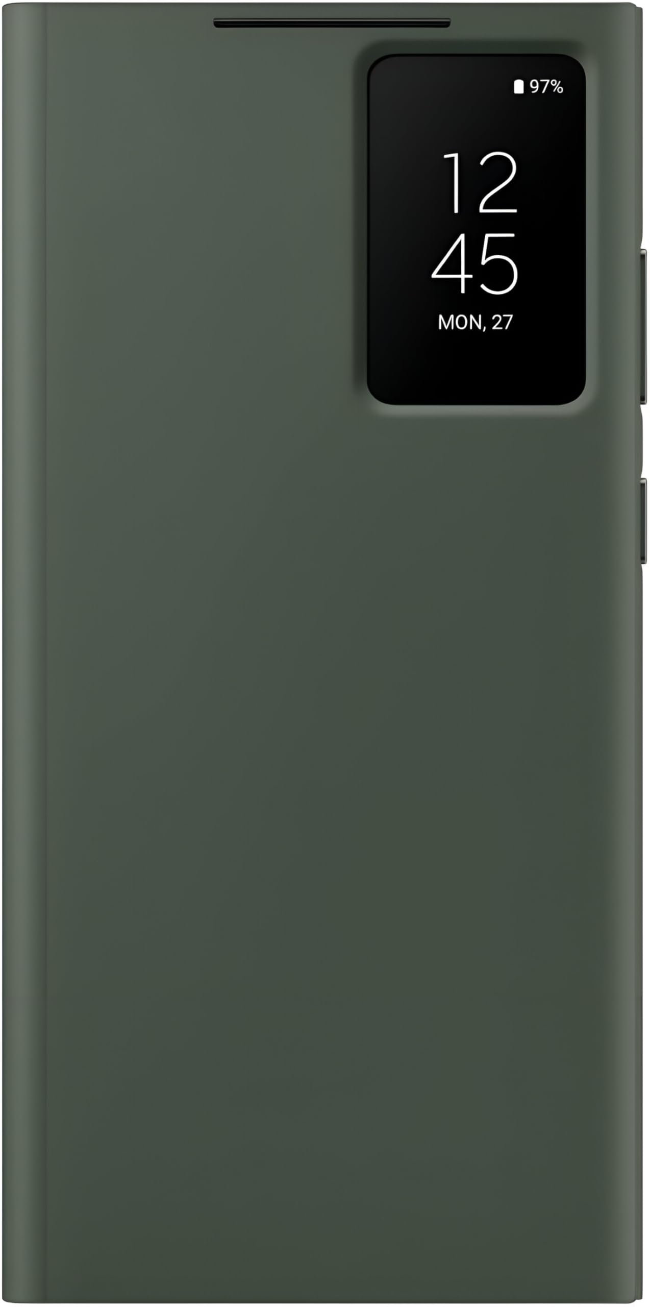 CRUPED Ultra-Hybrid for Samsung Galaxy S23 Ultra Smart-View Wallet Flip Case - Protective Leather Cover with Smart Screen Display, Tap Control, Slim Design, and Built-in Card Holder (Green) (B0DHN7HPQY) Amazon Price History, Amazon Price Tracker