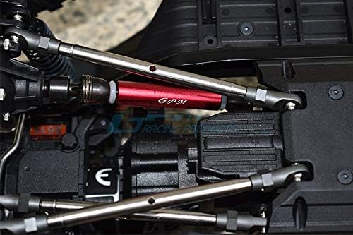 Miniatura 3 de GPM AXIAL SCX10 III Gladiator AXI03006 acero + aluminio delantero y trasero CVD, juego de 6 piezas (naranja)