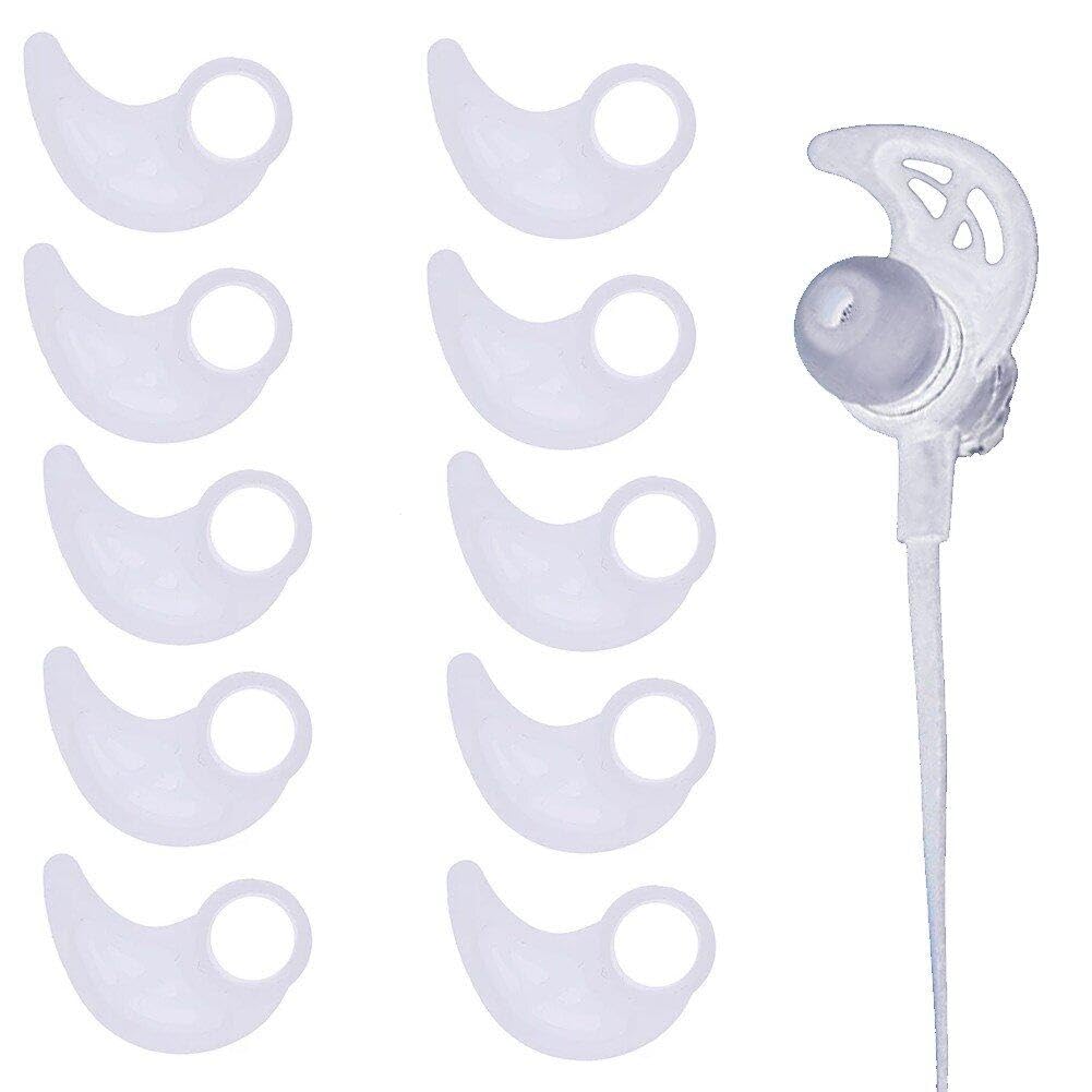 Lpitoy 10pcs Universal Sports Earhook Silicone Earphone Clip Hook Ear Hanger Bracket Horn Ear for Bluetooth-compatible Headsets
